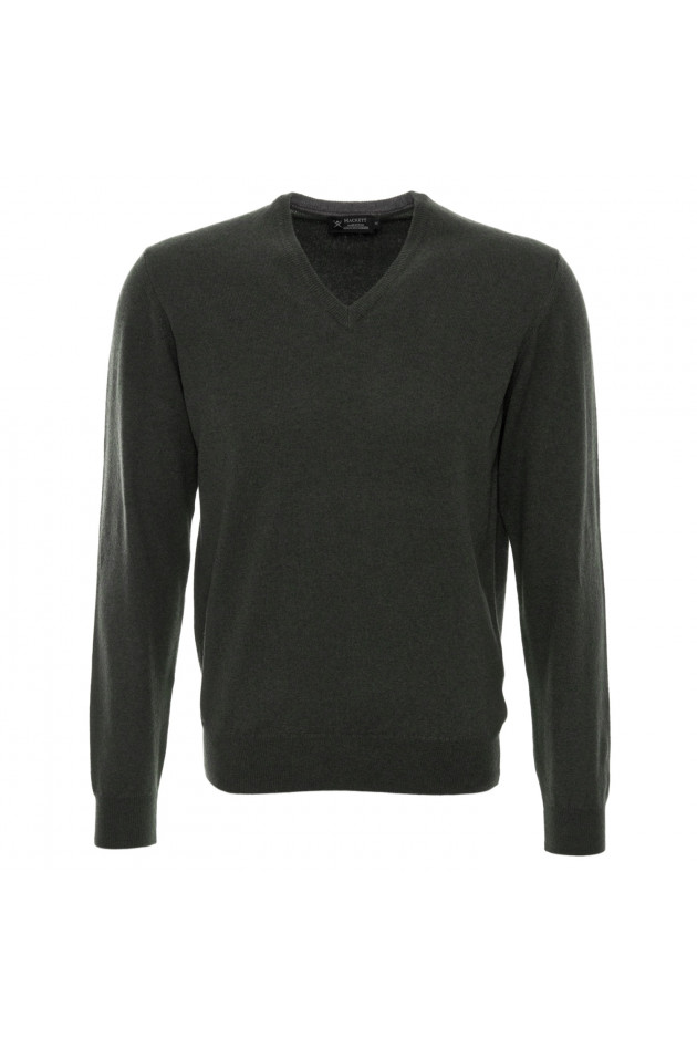 Hackett London Strickpullover in Olive