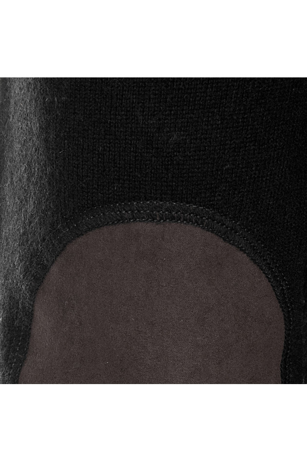 Witty Knitters Strickpullover in Schwarz