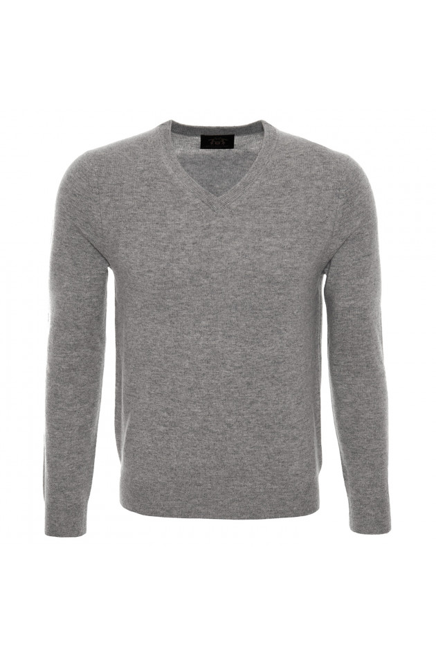 Witty Knitters Strickpullover in Silber meliert