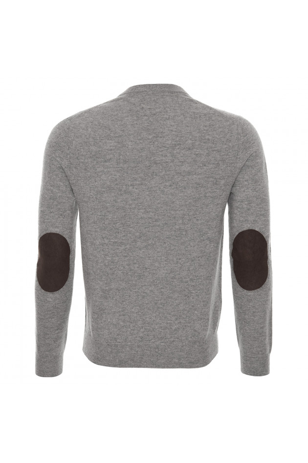 Witty Knitters Strickpullover in Silber meliert