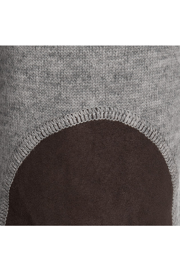 Witty Knitters Strickpullover in Silber meliert