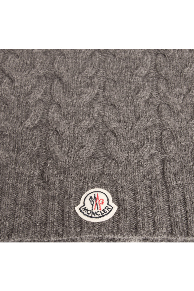 Moncler Strickschal in Grau