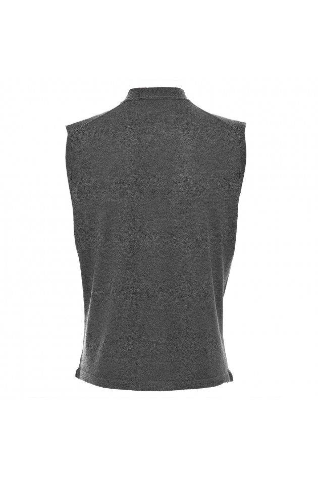Hackett London Strickweste in Grau