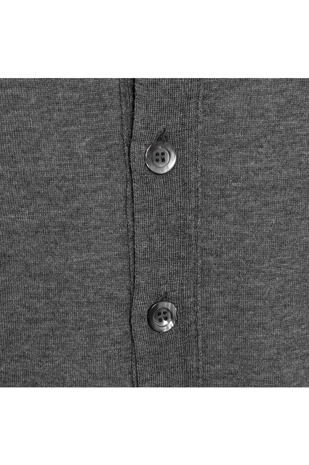 Hackett London Strickweste in Grau