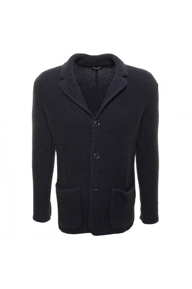 Zanieri Strickweste in Navy