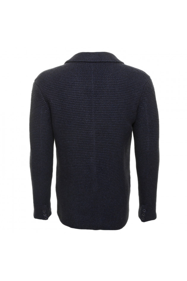 Zanieri Strickweste in Navy