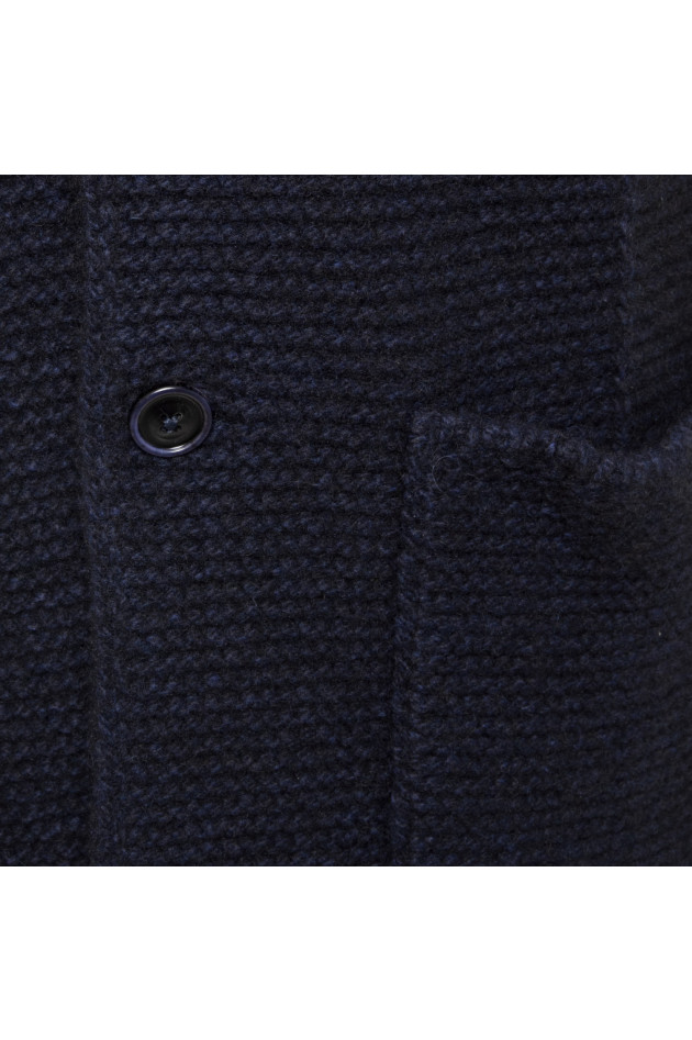 Zanieri Strickweste in Navy
