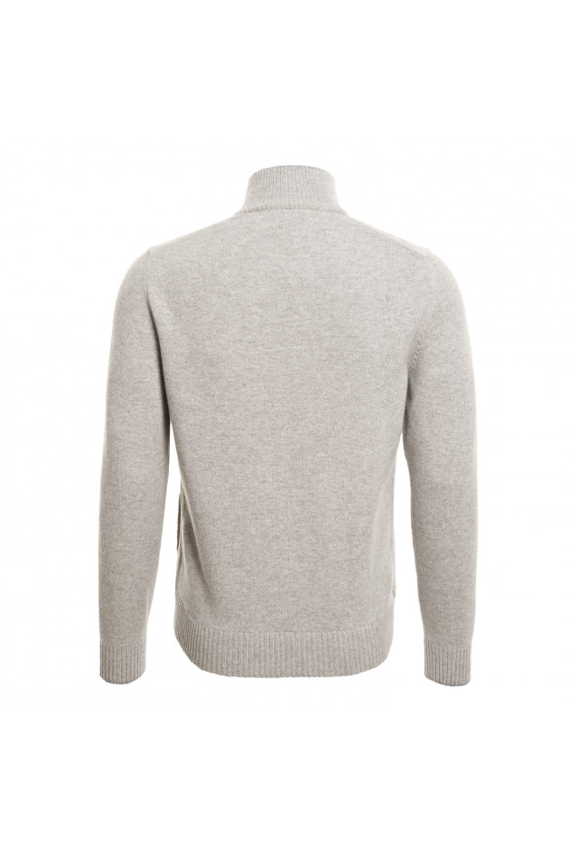 Fioroni Strickweste in Taupe/Grau