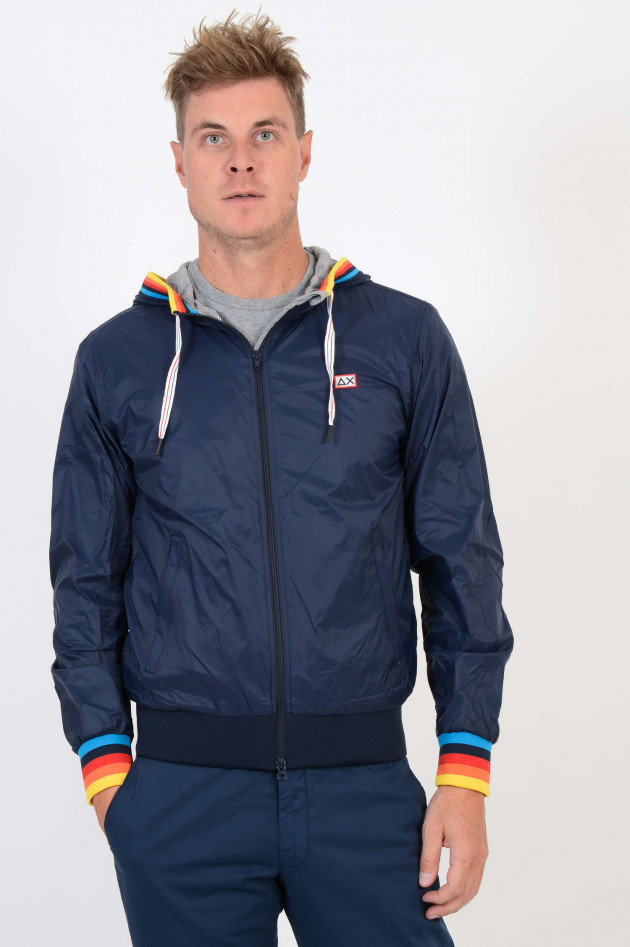 Sun68  Jacke mit Streifen in Navy