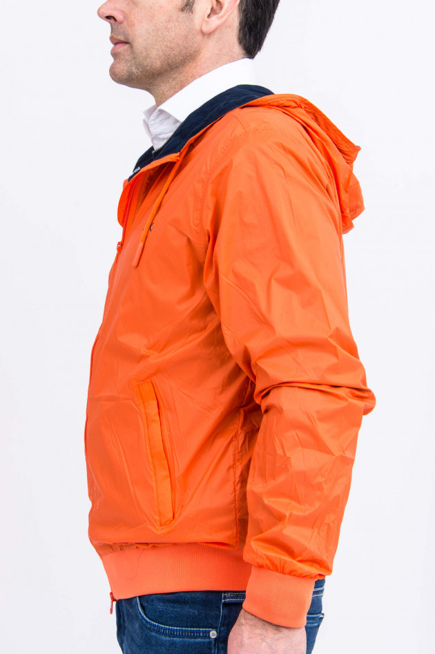 Sun68  Leichte Regenjacke mit Kapuze in Orange