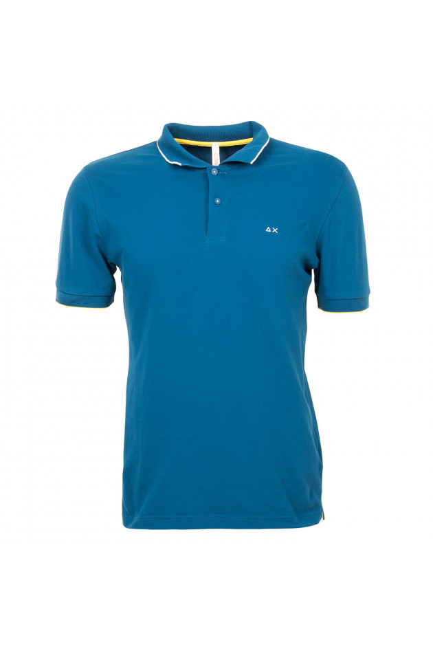 Sun68  Poloshirt in Blau