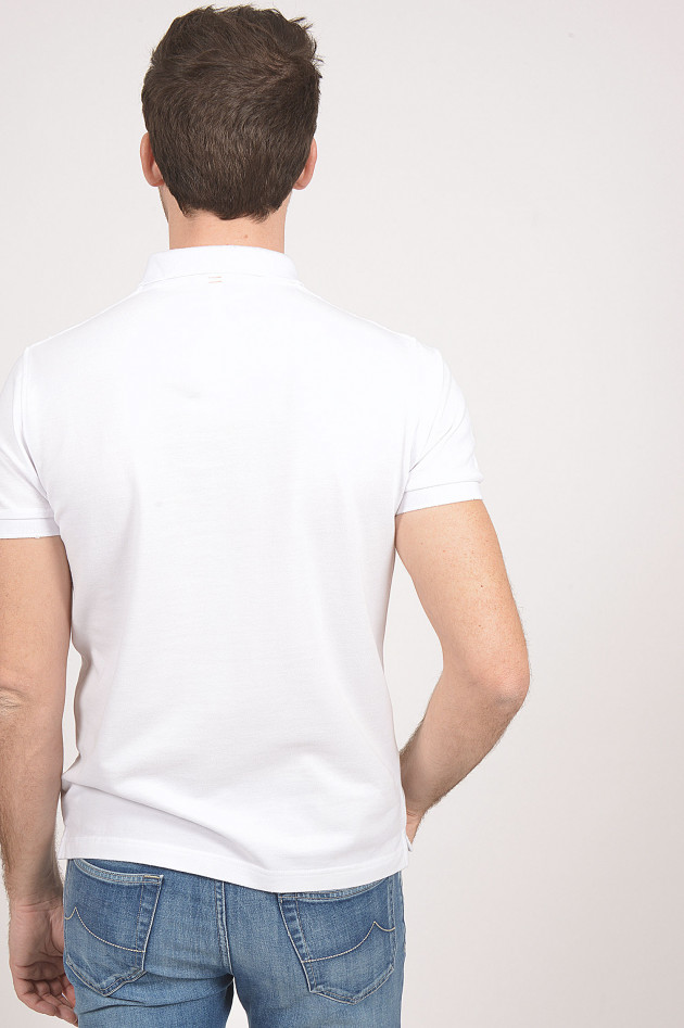 Sun68  Poloshirt im Vintage - Look in Weiß