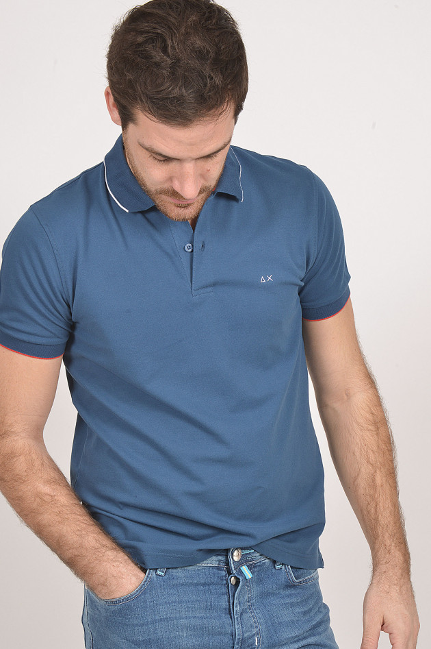 Sun68  Poloshirt in Blau