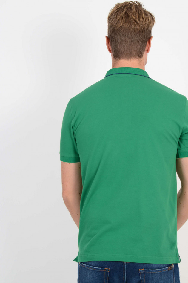 Sun68  Poloshirt mit Streifen in Grün