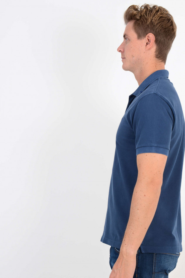Sun68  Poloshirt aus Baumwolle in Jeansblau