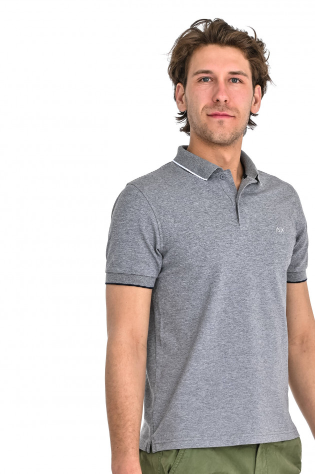 Sun68  Klassisches Poloshirt in Grau