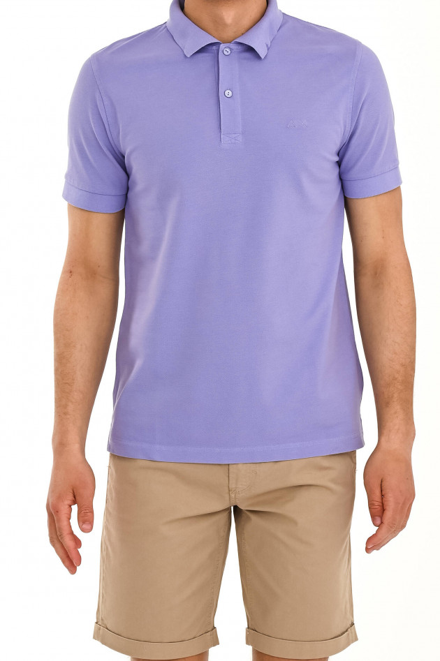 Sun68  Poloshirt in Lavendel