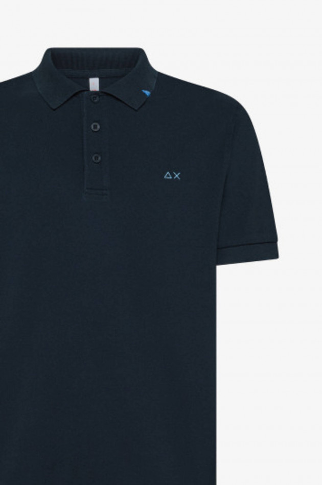 Sun68  Vintage Polo aus Baumwolle in Navy