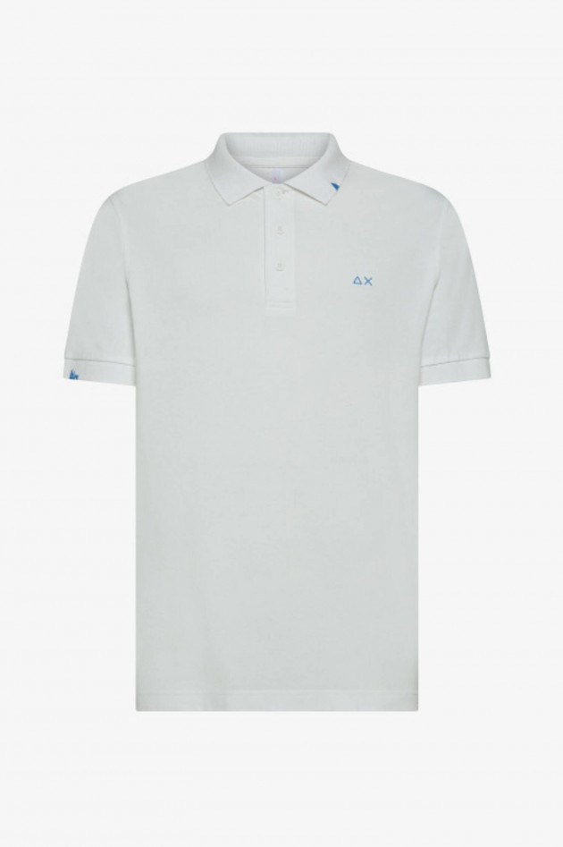 Sun68  Vintage Polo aus Baumwolle in Weiß