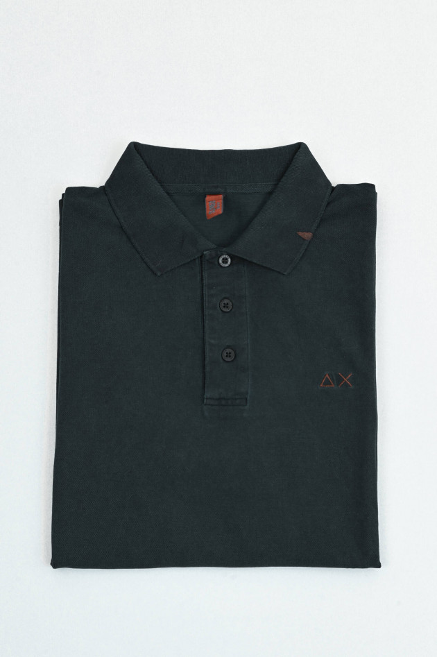 Sun68  Piqué-Polo aus Baumwolle in Navy