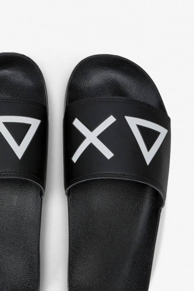 Sun68  Beach Slipper in Schwarz/Weiß