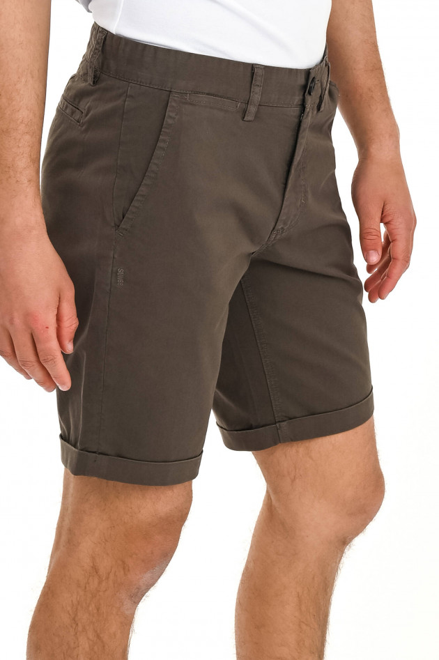 Sun68  Basic Bermuda Shorts in Khaki
