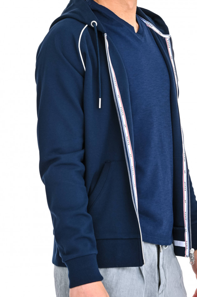 Sun68  Sweat jacke mit Logo-Patch in Navy