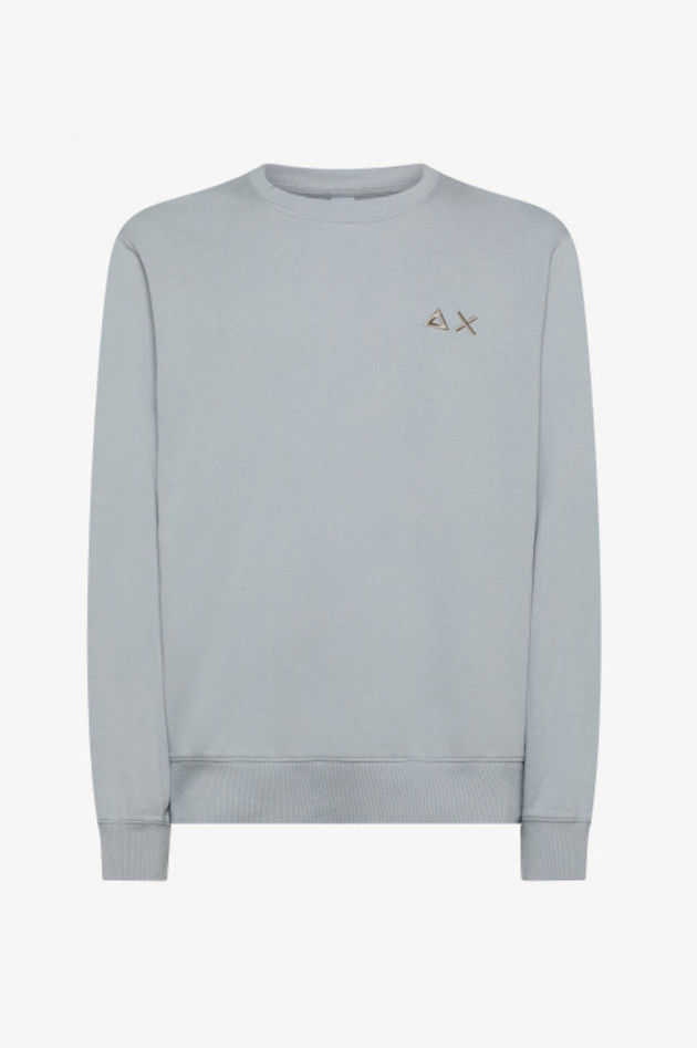 Sun68  Crewneck Pullover in Hellgrau