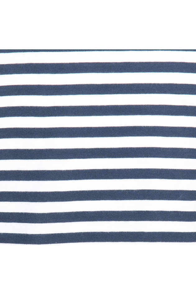 Sun68  Baumwollshirt in Blau/Weiß gestreift