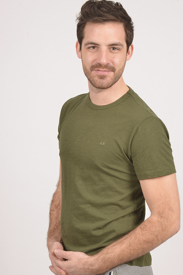 Sun68  T-Shirt in Oliv
