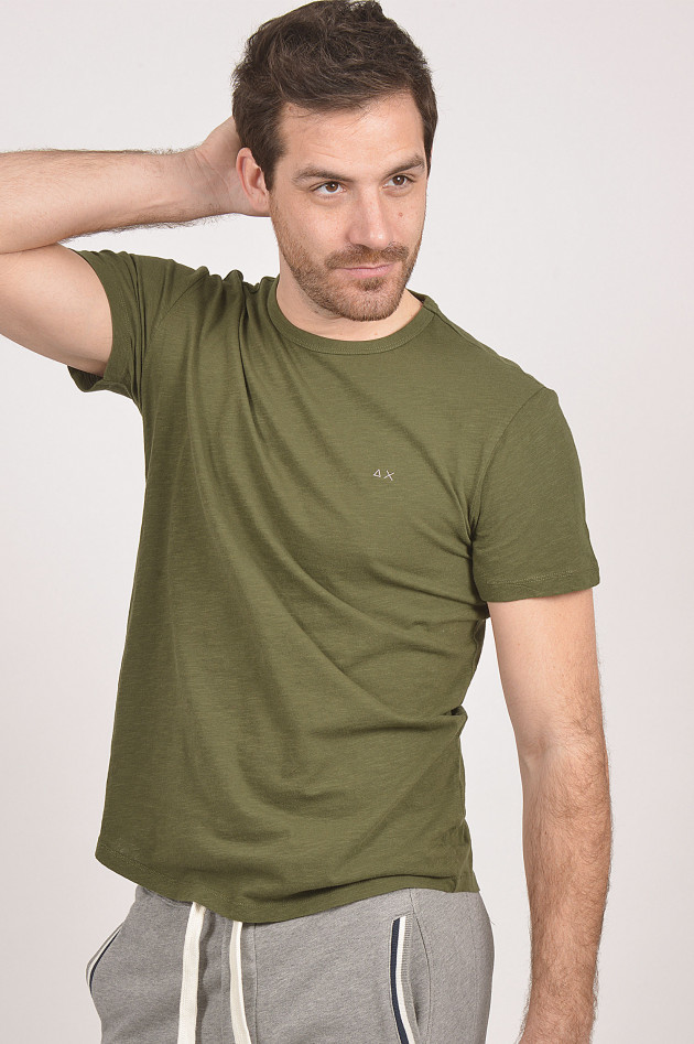Sun68  T-Shirt in Oliv
