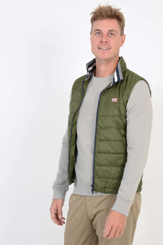 Sun68  Gilet in Oliv