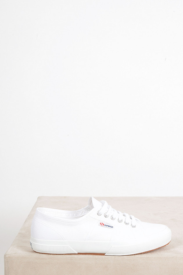 Superga Sneakers aus Baumwolle in Weiß