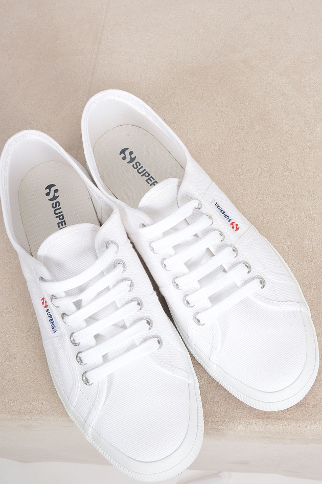 Superga Sneakers aus Baumwolle in Weiß