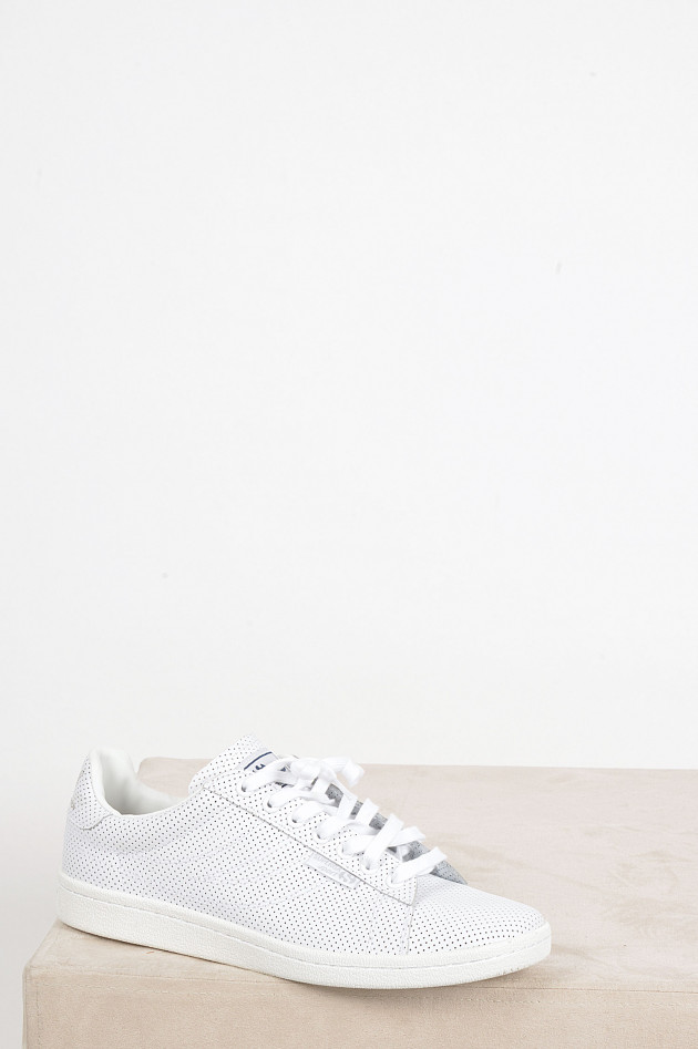 Superga Sneakers aus Leder in Weiß
