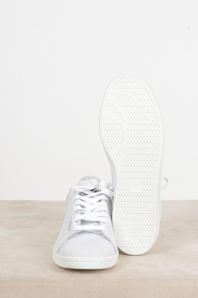 Superga Sneakers aus Leder in Weiß