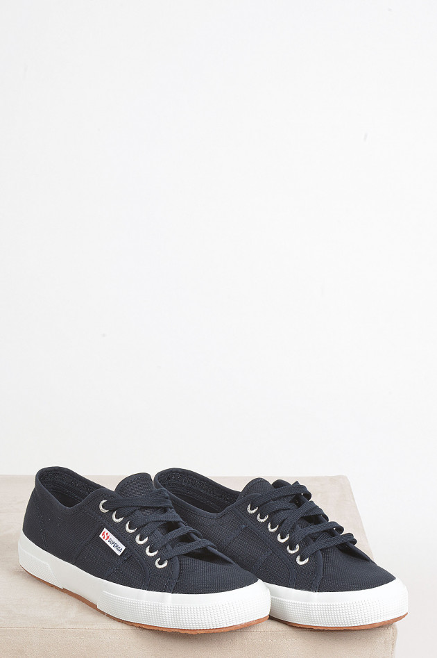 Superga Sneakers aus Baumwolle in Navy