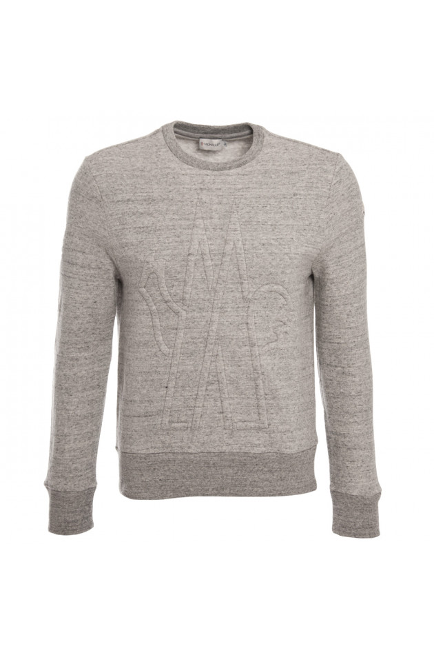 Moncler Sweater in Hellgrau