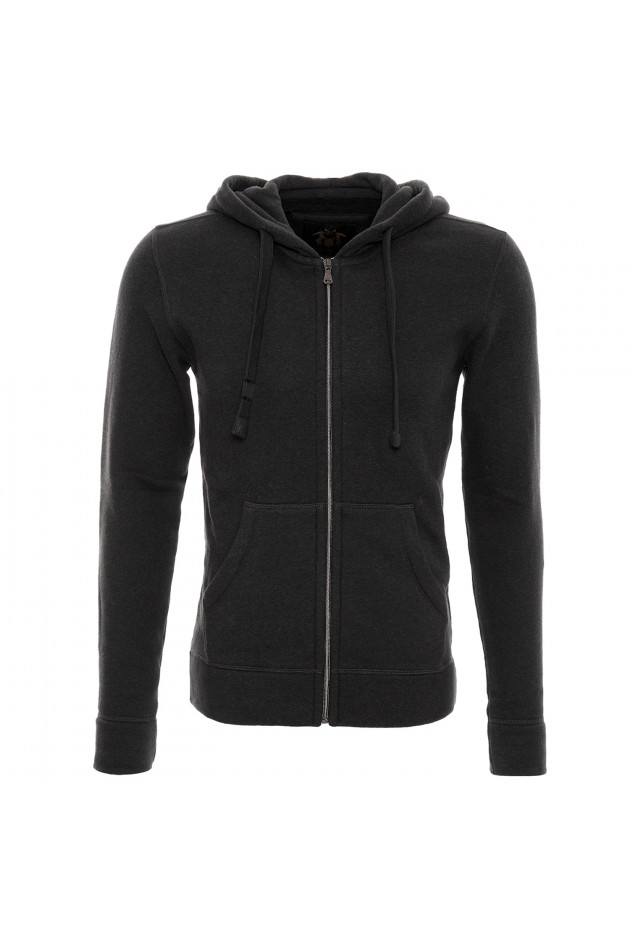 Witty Knitters Sweatjacke in Dunkelgrau