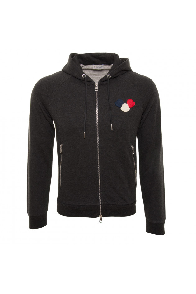 Moncler Sweatjacke in Dunkelgrau