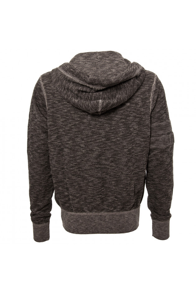Better Rich Sweatjacke in Grau meliert