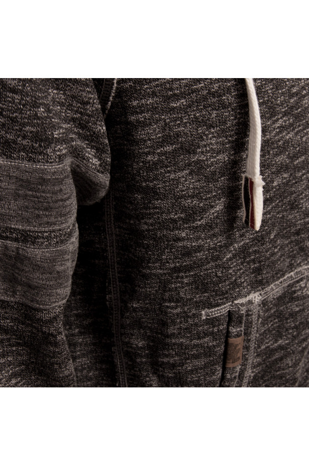 Better Rich Sweatjacke in Grau meliert