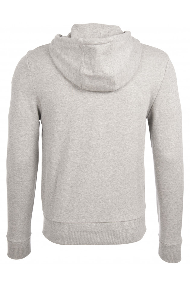 Moncler Sweatjacke in Hellgrau