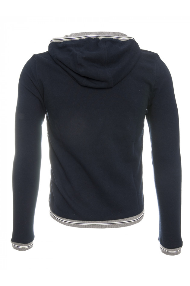 Moncler Sweatjacke mit Daunenfüllung in Navy