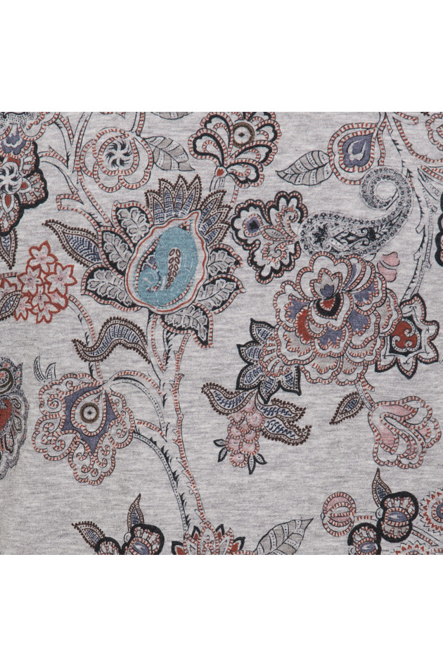 Etro T-Shirt Grau gemustert