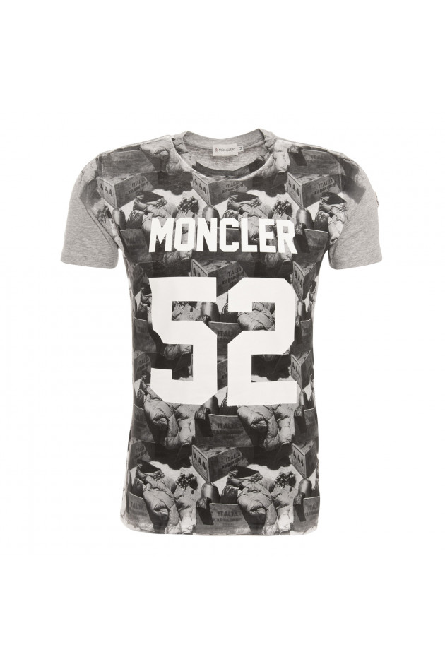 Moncler T-Shirt in Grau