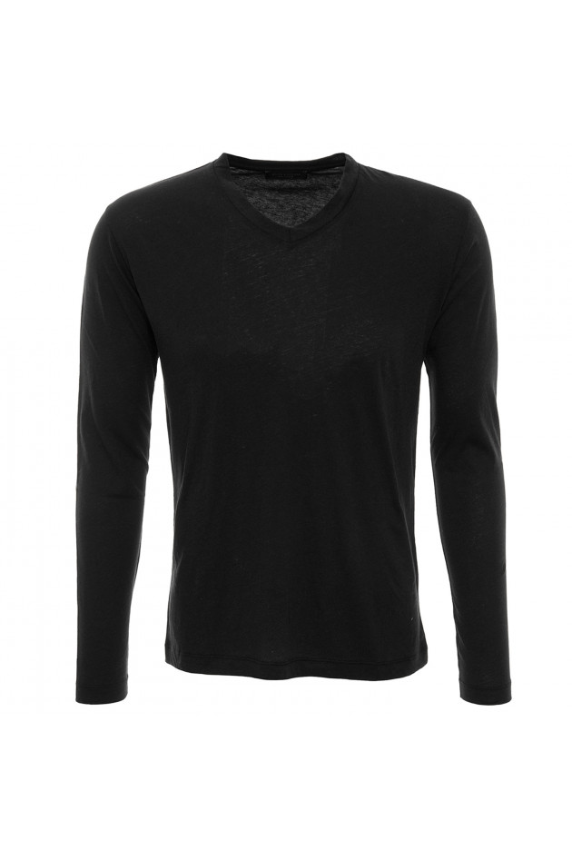 Witty Knitters T-Shirt langarm in Schwarz