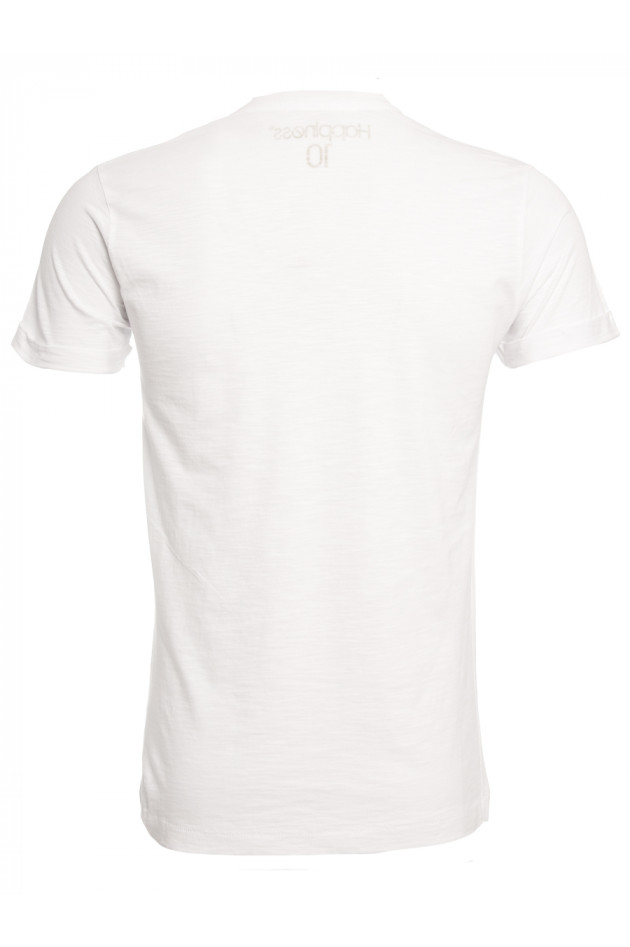 Happiness T-Shirt TAKE WHAT YOU NEED in Weiß