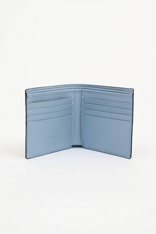 Tod's Brieftasche in Braun/Hellblau