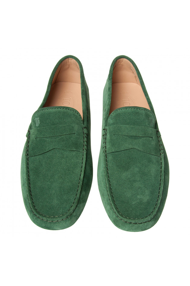 Tod's Mokassin in Grün